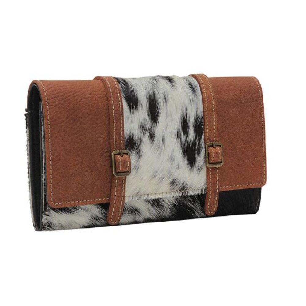 Real Fur Leather Wallet – Engraved & Stylish Statement Accessory